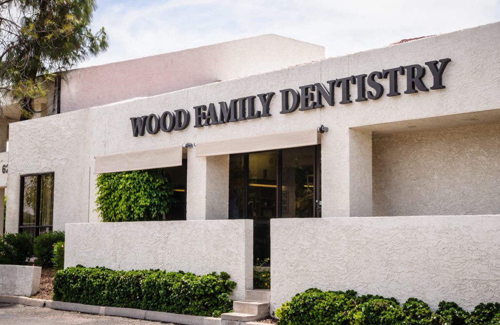 Front of the Wood Family Dentistry clinic