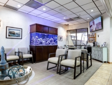 reception area of Wood Family Dentistry in Tempe, AZ